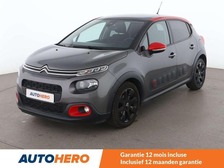 Citroën C3 1.2 PureTech Shine (bj 2019, automaat), Auto's, Citroën, Te koop, C3, ABS, Achteruitrijcamera, Airbags, Airconditioning