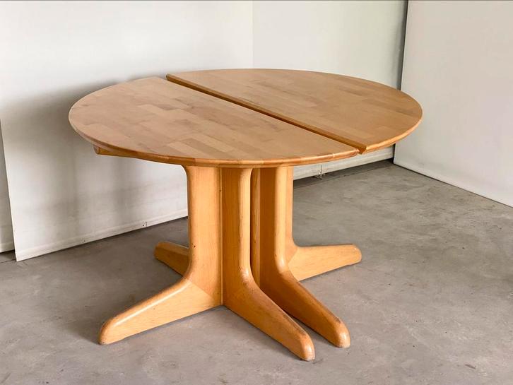 Scandinavische eettafel, ca 1980’s, Antiquités & Art, Antiquités | Meubles | Tables, Enlèvement