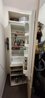 Meuble de cuisine avec frigo encastré Zanussi, Enlèvement, Utilisé, Crème