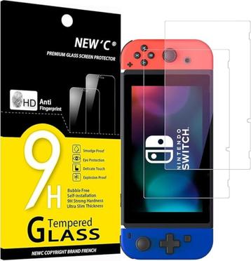 2 Stuks | Screen Protector voor Nintendo Switch | Nieuw beschikbaar voor biedingen