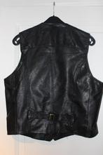 Gilet de motard en cuir noir (XL), Enlèvement ou Envoi, Taille 56/58 (XL), Jofama, Comme neuf