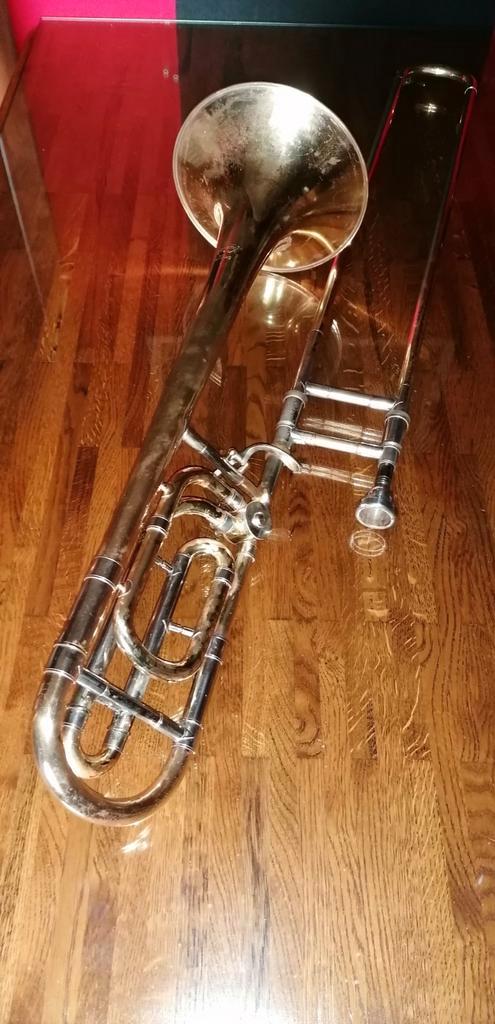 Trombone Vincent Bach Stradivarius model 42 année 70, Musique & Instruments, Instruments à vent | Tubas, Utilisé, Enlèvement