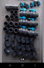 Impression sur PVC 63 mm, Bricolage & Construction, Tuyaux & Évacuations, Enlèvement, Neuf, PVC, Coudes