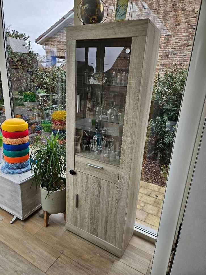 Barkast hoog, Maison & Meubles, Armoires | Armoires murales, Utilisé, 150 à 200 cm, Moins de 150 cm, 25 à 50 cm, Avec porte(s)