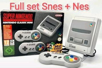 Snes Mini original avec full set Snes et Nes