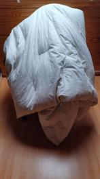 Te koop donsdeken, Beige, Enlèvement, Utilisé, Couverture ou Couette