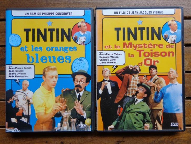 ) Tintin et les oranges bleues et le mystère de toison d' or, Cd's en Dvd's, Dvd's | Avontuur, Zo goed als nieuw, Alle leeftijden