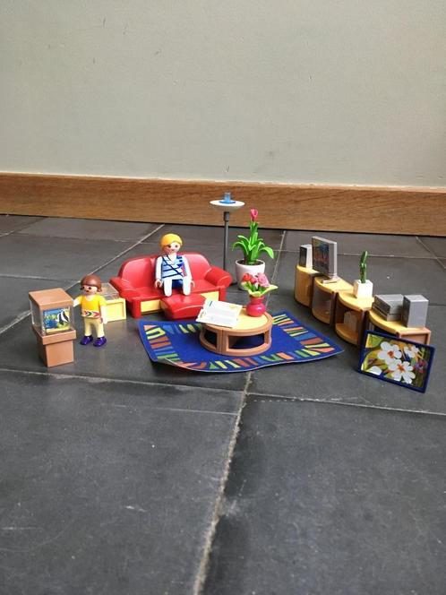 4282 playmobil grote woonkamer, Kinderen en Baby's, Speelgoed | Playmobil, Zo goed als nieuw, Complete set, Ophalen