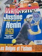Le soir magazine Justine Henin interview à cœur ouvert, Verzamelen, Ophalen of Verzenden