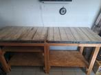 Grote houten werkbank, Ophalen, Gebruikt