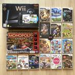 Nintendo Wii Mario Kart 25-jarig jubileumconsole + games, Ophalen of Verzenden, Zo goed als nieuw