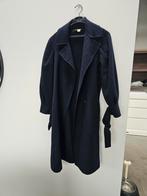 Donkerblauwe geklede jas Zara M, Kleding | Dames, Ophalen of Verzenden, Zo goed als nieuw