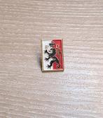 PIN - LOGO - EMBLEEM - LEEUW - KROON - LION - COURONNE, Collections, Envoi, Utilisé, Autres sujets/thèmes, Insigne ou Pin's