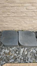 4 Parasolvoet gewicht tegels, Tuin en Terras, Ophalen, Gebruikt, Parasolvoet