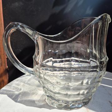 Davidson Jacobean Art Deco glazen waterkan. beschikbaar voor biedingen