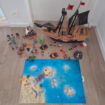Ensemble d'accessoires Playmobil Pirate Pirate Boat 