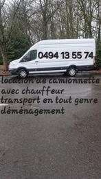 Location de camionnette 16m3 avec chauffeur, Services & Professionnels