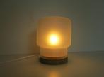 Vintage ikea design tafellamp glas/kurk Ilse Crawford Sinner, Ophalen of Verzenden