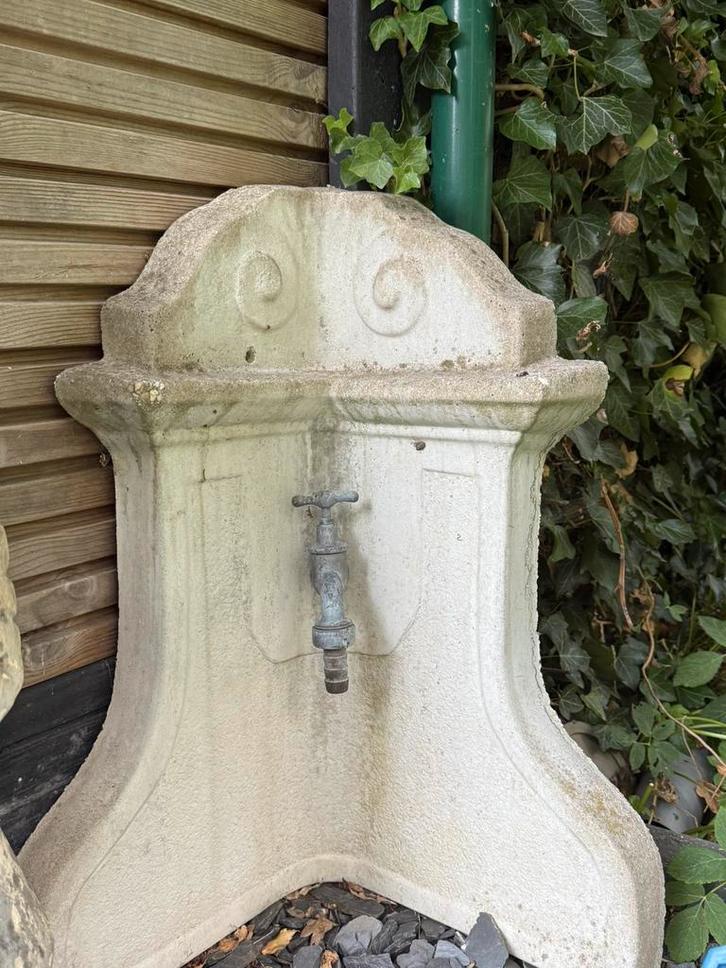 Buitenmuurkraan (steen/messing  ), Tuin en Terras, Waterpartijen en Fonteinen, Zo goed als nieuw, Ophalen
