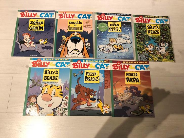Billy The Cat delen 3 tot en met 9, Boeken, Stripverhalen, Zo goed als nieuw, Ophalen of Verzenden