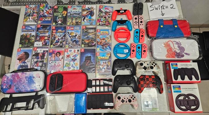 Jeux nintendo switch et accesoires, Games en Spelcomputers, Games | Nintendo Switch, Zo goed als nieuw, Ophalen of Verzenden