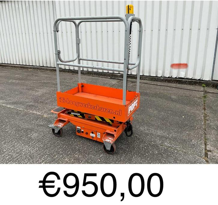 Diverse hoogwerkers te koop!, Doe-het-zelf en Bouw, Steigers, Zo goed als nieuw, Overige typen, 5 meter of hoger, Ophalen of Verzenden