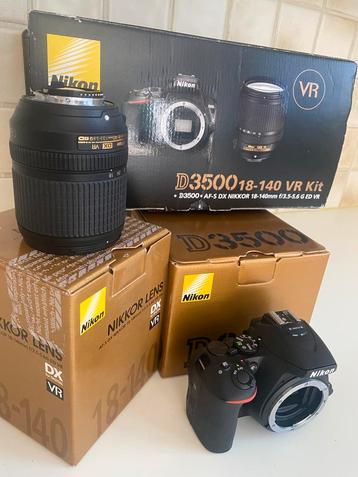 Nikon D3500 18-140 VR kit beschikbaar voor biedingen