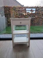 Landelijke sidetable met 1 lade + plateau, Huis en Inrichting, Ophalen, Gebruikt, 50 tot 100 cm, Landelijk