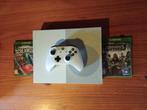 Xbox one s (500gb), 1 manette, Cables alim et hdmi, 2 jeux., Met 1 controller, Xbox One S, Gebruikt, 500 GB