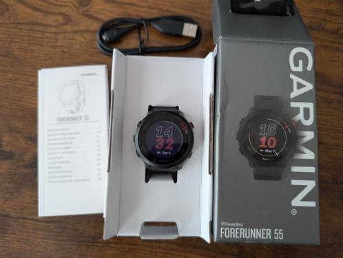 Garmin Forerunner 55, Handtassen en Accessoires, Sporthorloges, Zo goed als nieuw, Conditie, GPS, Ophalen