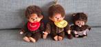 Monchhichi aapjes knuffels set van 3, Ophalen of Verzenden, Gebruikt