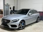 MERCEDES C350e HYBRIDE AMG LINE PANO*LED*LEDER*TOPSTAAT, Auto's, Mercedes-Benz, Leder, Te koop, Automaat, Bluetooth