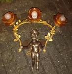 Luster met bronzen engel, Antiek en Kunst, Antiek | Verlichting, Ophalen