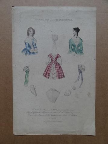 gravure ancien, mode pour jeunes femmes, mode pour jeunes 