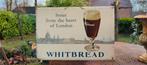 Tôle litho Whitbread - No plaque émaillée, Collections, Marques & Objets publicitaires