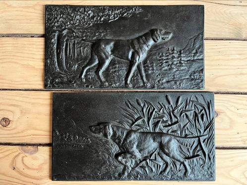 plaques fonte bas-relief chiens de chasse pointeur setter, Maison & Meubles, Accessoires pour la Maison | Décorations murale, Utilisé