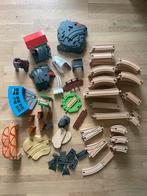 Houten speelgoedtrein + attributen, Kinderen en Baby's, Ophalen