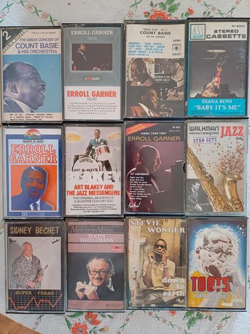 Lot de cassettes audio, principalement Jazz, CD & DVD, Cassettes audio, Utilisé, Enlèvement ou Envoi