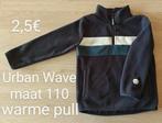 Fleece pull jongen Urban Wave - maat 110, Comme neuf, Pull ou Veste, Urban Wave, Garçon