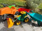 Set Buitenspeelgoed tractors, kruiwagen,…, Ophalen, Gebruikt