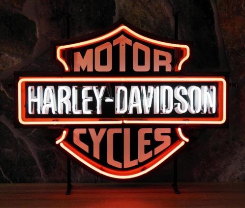 Mooie Harley Davidson motor cycles decoratie neon, Collections, Marques & Objets publicitaires, Comme neuf, Table lumineuse ou lampe (néon)