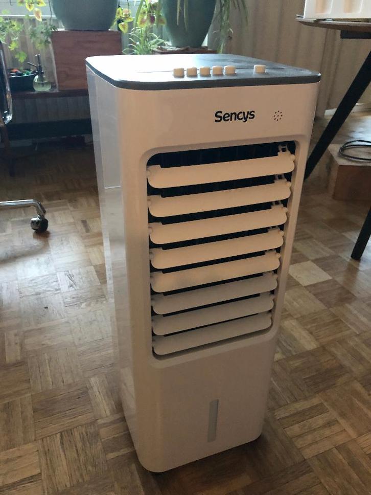 Luchtkoeler Sencys, Elektronische apparatuur, Airco's, Zo goed als nieuw, Mobiele airco, Minder dan 60 m³, Koelen en Ontvochtigen