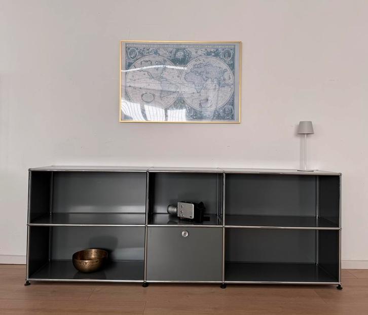 USM Haller Sideboard | 3x2 elements | medium grey 1 flap, Maison & Meubles, Armoires | Commodes, Enlèvement