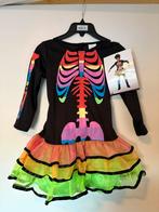 Carnaval skelet Dia de los muertos jurk 98/104/110, Enlèvement, Neuf, Fille