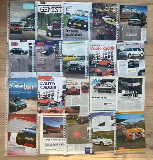 RENAULT 5 GT TURBO - ARTIKELS, Boeken, Auto's | Folders en Tijdschriften, Renault, Ophalen of Verzenden