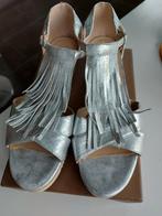 Zilver kleurige sandalen Carla Castelli #41, Zo goed als nieuw, Ophalen