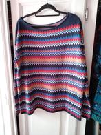Gestreepte trui grote maat, Enlèvement ou Envoi, Comme neuf, Taille 46/48 (XL) ou plus grande, Autres couleurs