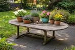 Grote tafel in teakhout 240 x 100, Ophalen, Gebruikt, Teakhout