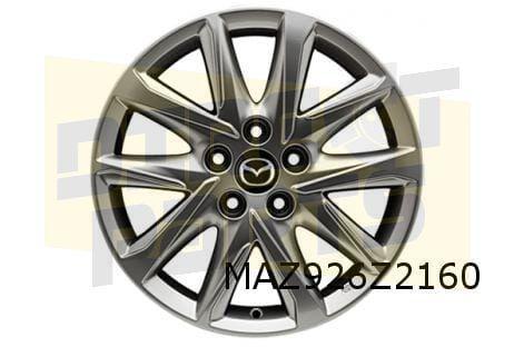 Mazda CX-5 velg alu. 7J x 17" Design 67 (zilver) (accessoire, Auto-onderdelen, Banden en Velgen, Band(en), 17 inch, Personenwagen