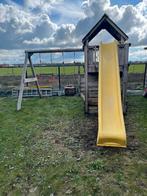 Speelhuis-glijbaan / trampoline, Ophalen, Gebruikt, Glijbaan